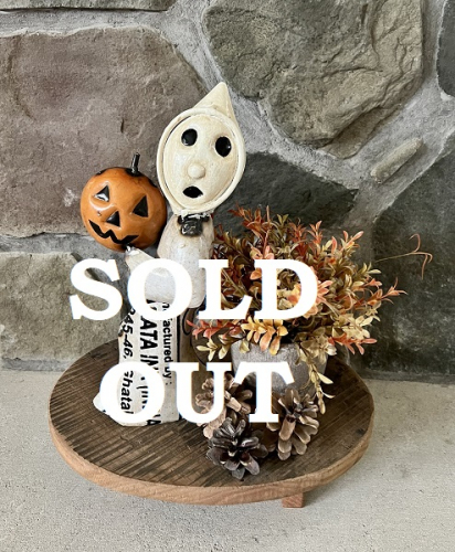 GHOST AND HIS PUMPKIN